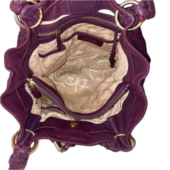 Michael Kors Purple Shoulder Bag - Picture 12 of 14